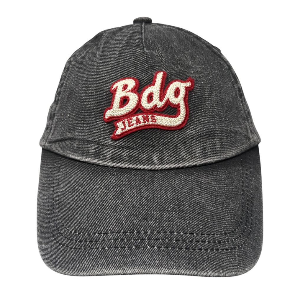 Bdg Jeans Slideback Hat Gray One Size Adjustable Vent Holes Outdoor